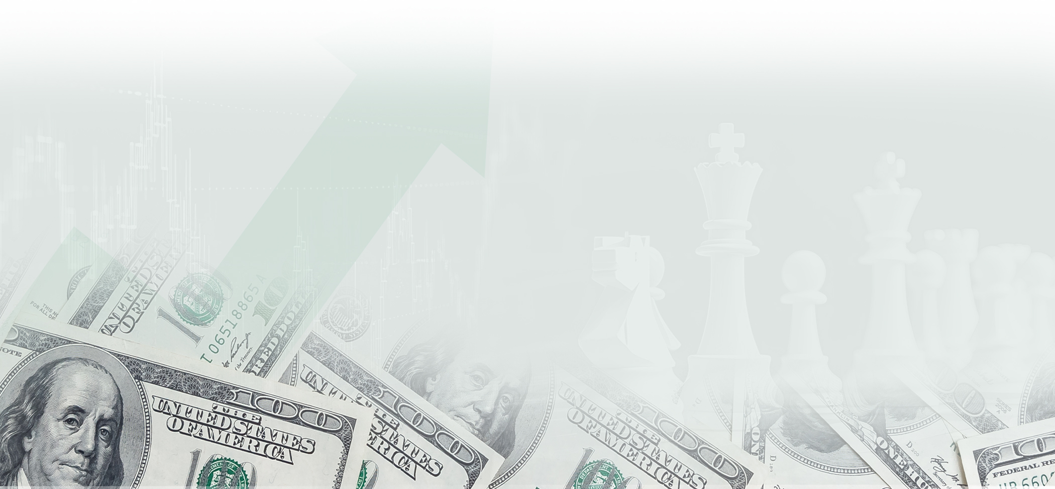 American cash banknotes money